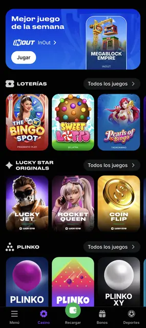 Lucky Star: vitrina con el mejor juego de la semana y los originales